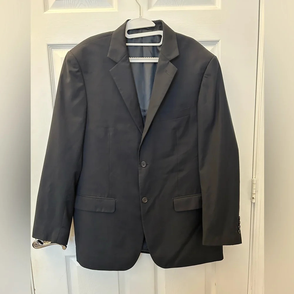 ! Balmain slim fit black  men’s blazer jacket sz 54R